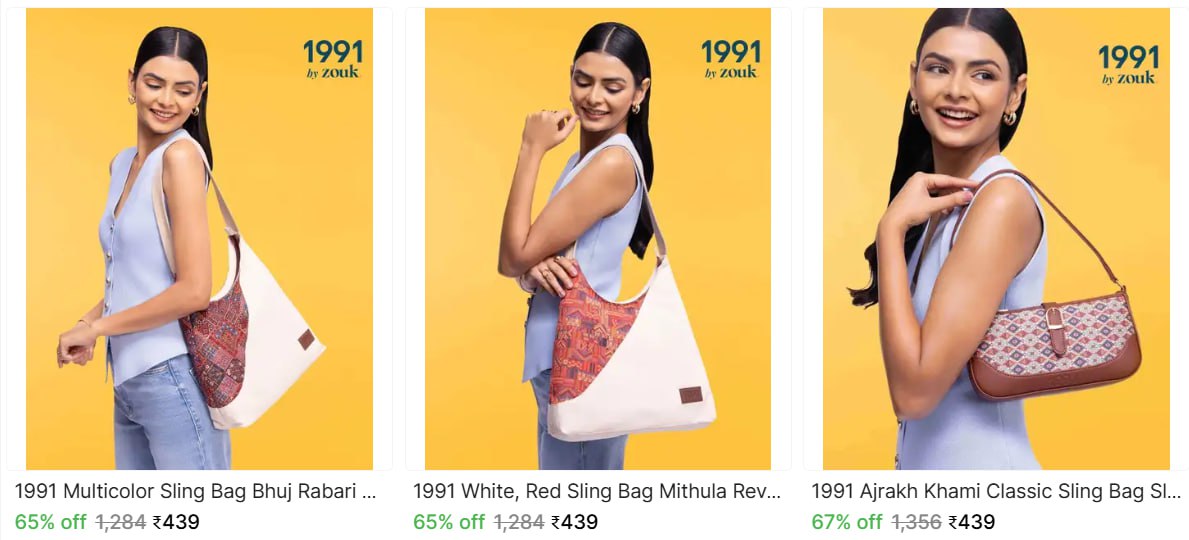 Zouk Bags From 439 – Best Price in India