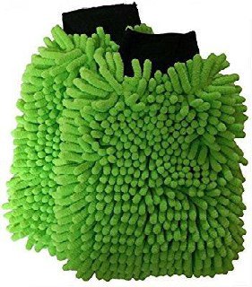 Sobby Microfibre Car Wash Mitt For Cleaning And Dusting Chenille Mitt Clean