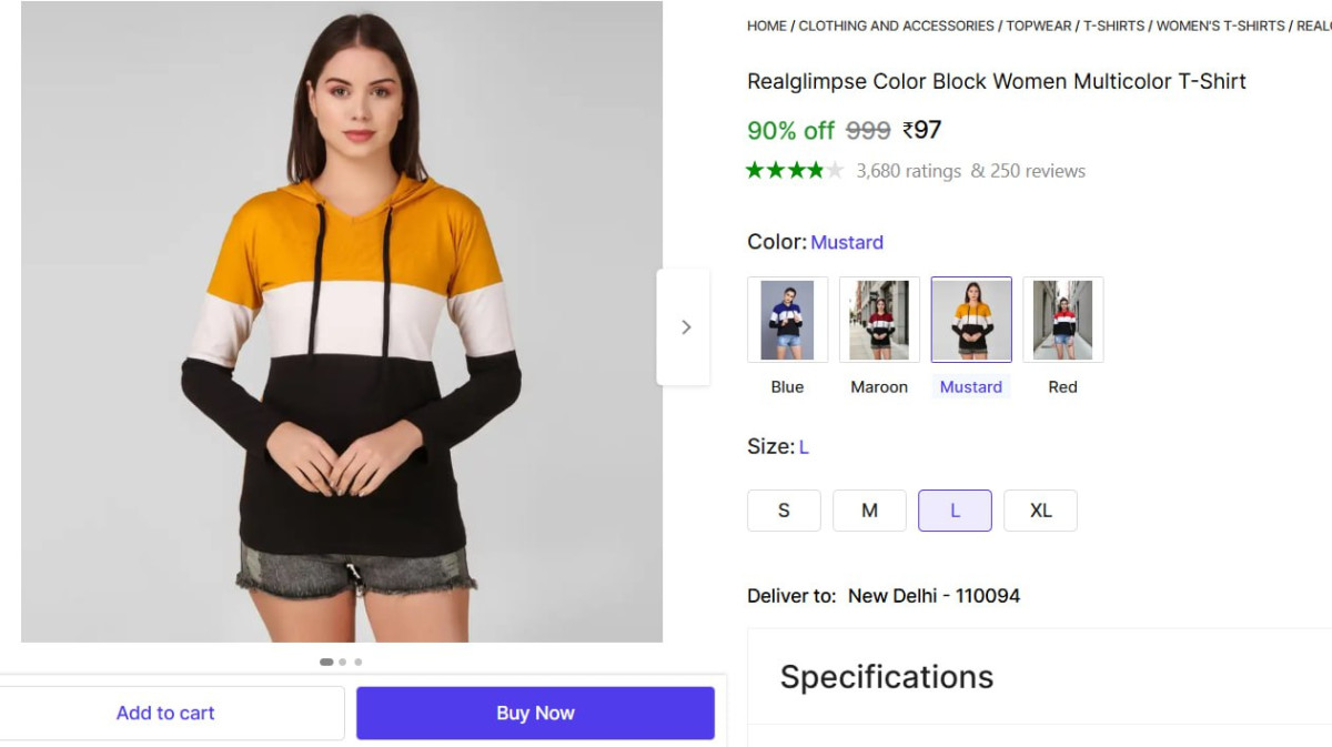 Multicolor T-shirt 97 More Deals Click Here Must Read – Best Price in India