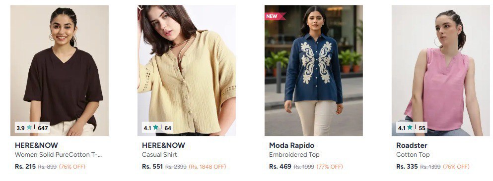 Myntra Fashion Steals Under 499 Roadster Mast Harbour Under 499 Fwd Under 4