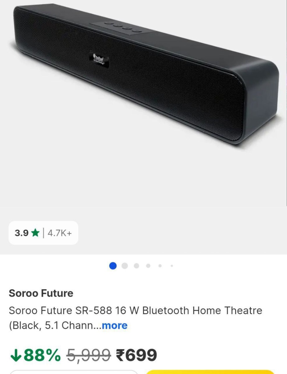 W Bluetooth Speaker 699 – Best Price in India