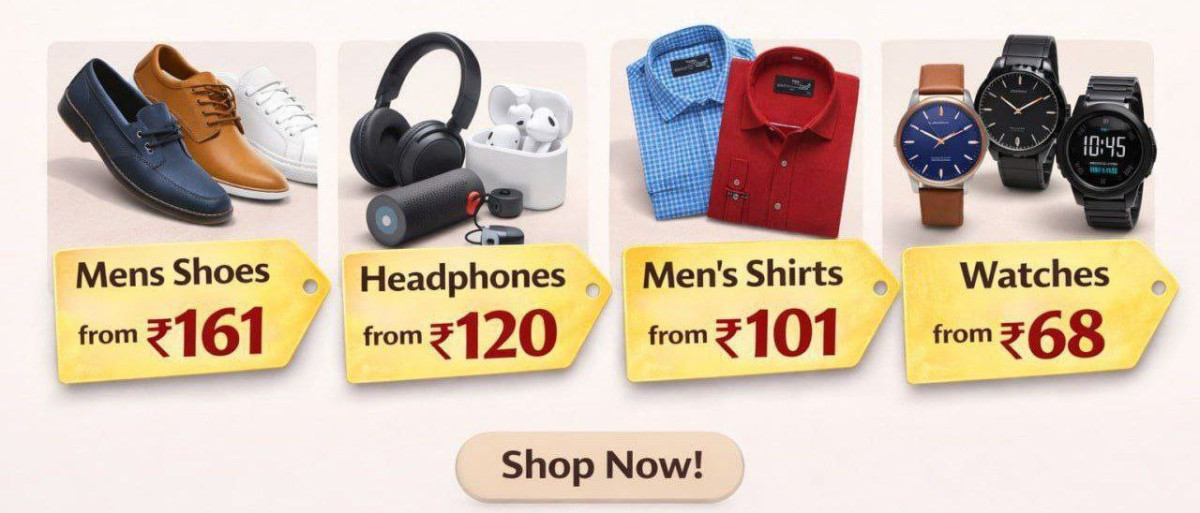 Shopsy Loot Dealswatches From 68men S Shirts From 101headphones Audio From 
