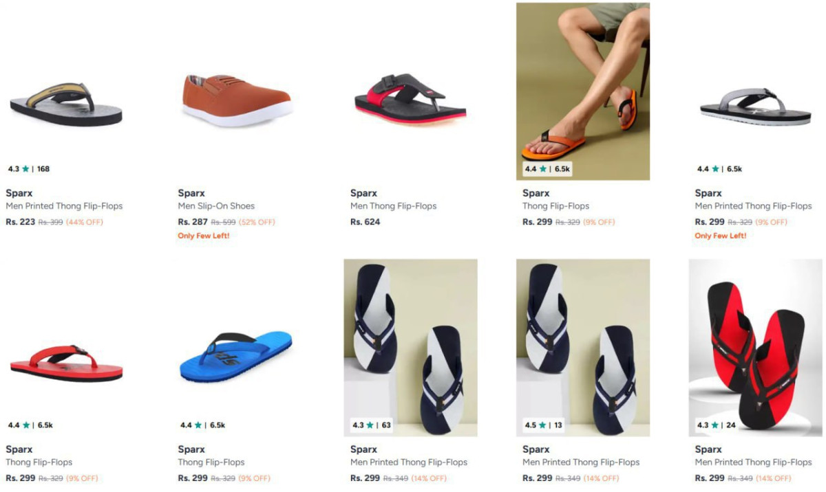 Sparx Footware From Rs 223 – Best Price in India