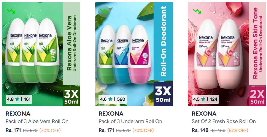 Myntra Rexona Roll Ons Deo 70 Axe Deo Perfume 70 – Best Price in India