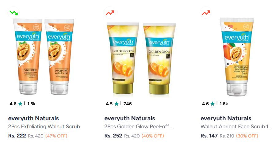 Myntra Everyuth Naturals 65 Lacto Calamine 65 O3 Professional At Min 25 Ola