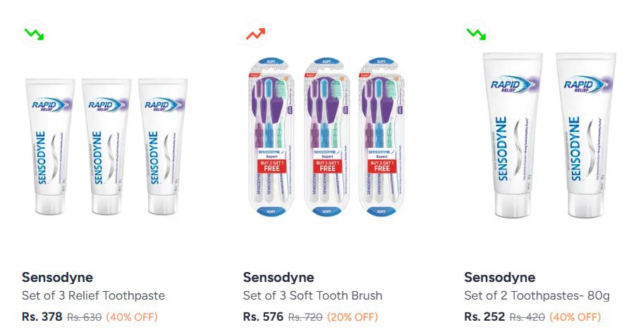 Myntra Sensodyne At Flat 40 Offprice Slash Last 30 Minutes Nivea Day Cream 