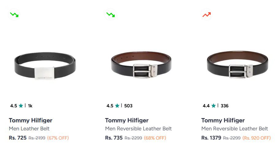 Myntra Tommy Hilfiger Crazy Deals Belts And Wallets 70 Backpacks Lowest Eve