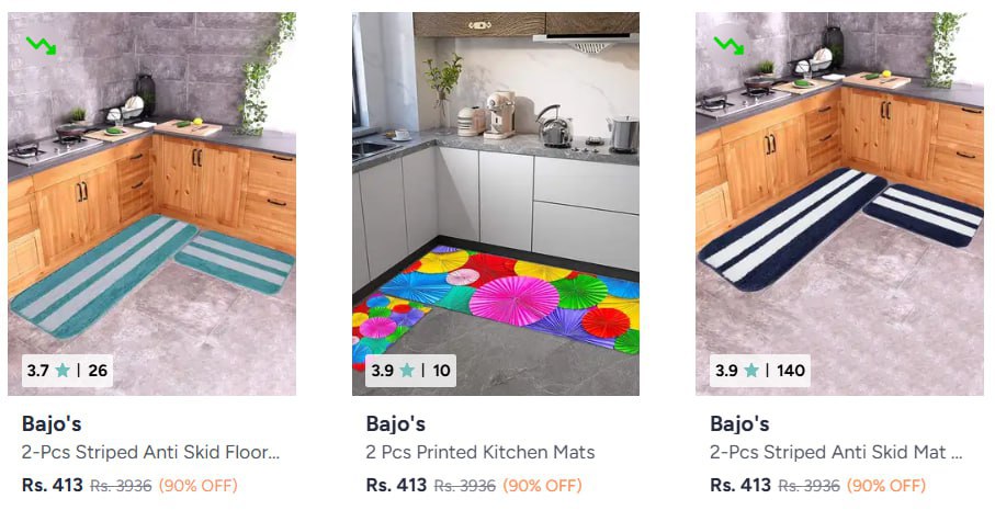 Myntra Floor Mats Dhurries 90 Cotton Floor Mats Dhurries 90 Polyester Floor