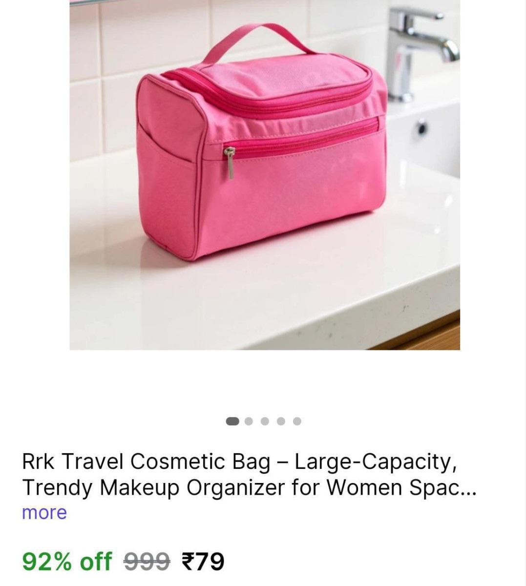 Grab Makup Bag At 79 – Best Price in India