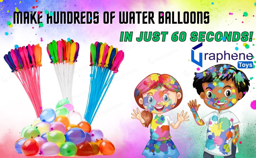 Holi Magic Water Balloons Set Of 6 Bunch (222 Balloons) 189 – Best Price in