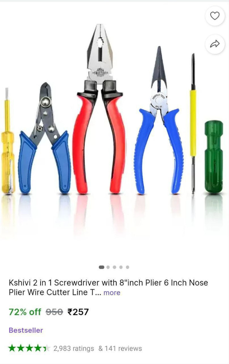 Screwdriver Set (pack Of 5) 257 – Best Price in India