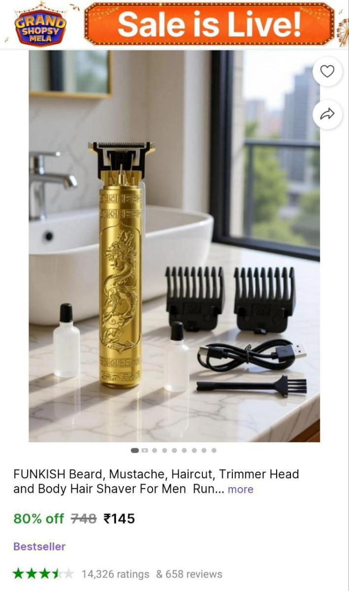 Professional Trimmer At 145 – Best Price in India