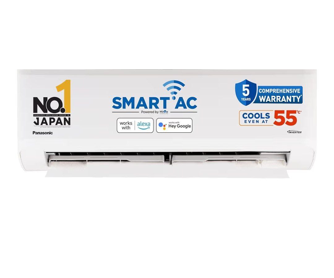 Panasonic 1 5 Ton 3 Star Premium Wi-fi Inverter Smart Split Ac (matter Enab