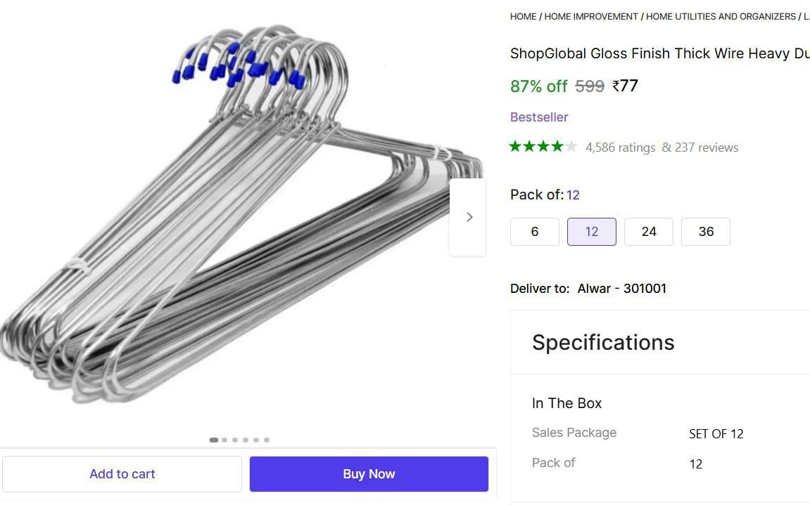 Pack Of 12 77 – Best Price in India