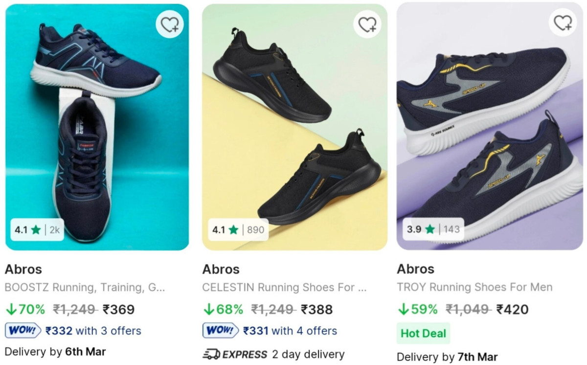 Abros Running Shoes From 369 More Deals Click Here Must Read – Best Price i