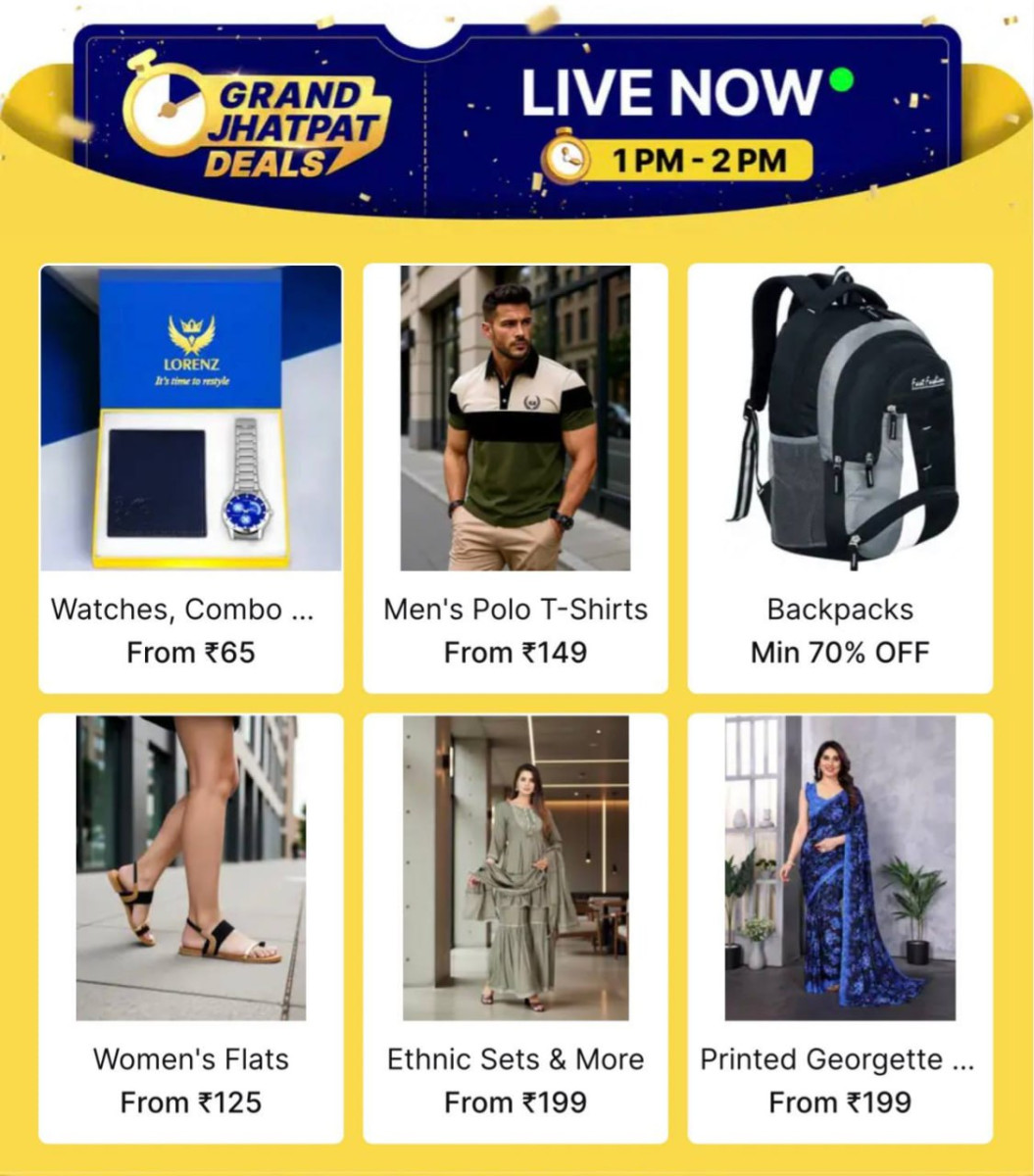Grand Jhatpat Deals Watches Wallets Combo Polo Tshirts From 191 Backpacks W