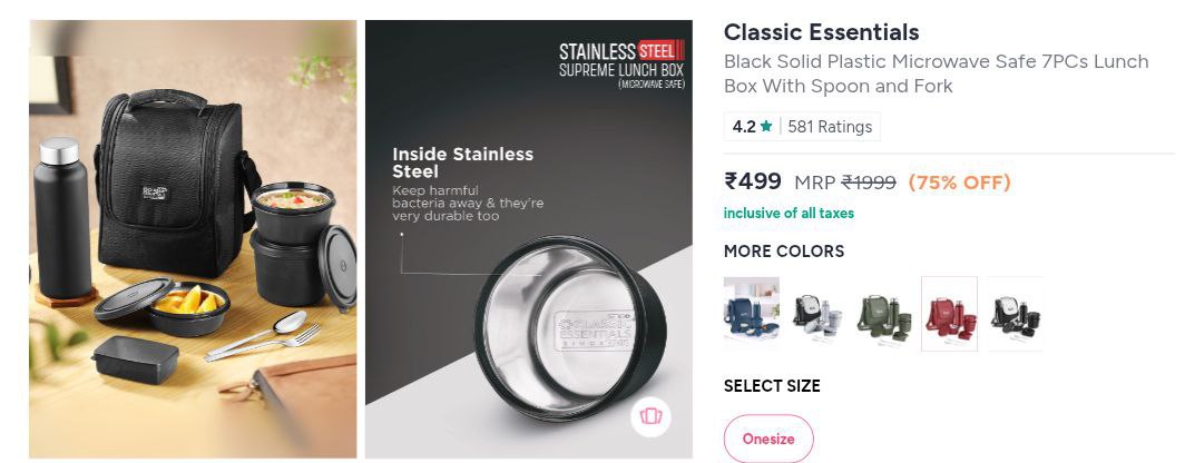 Myntra Kitchen Essentials At Steal Prices Limited Time Extra Coupon Discoun