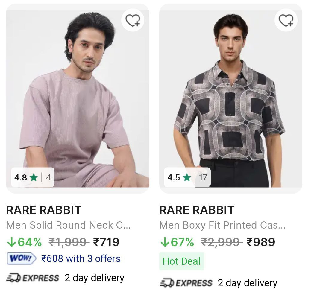 Flipkart Mens Crazy Deals Up To 72 Top Brands Lowest Prices Limited Stocks 