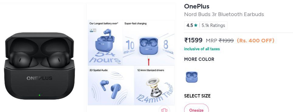Myntra Nords Buds 3r Last 2000 Piecesgrab Yours Nowoneplus Nord Buds 3r At 
