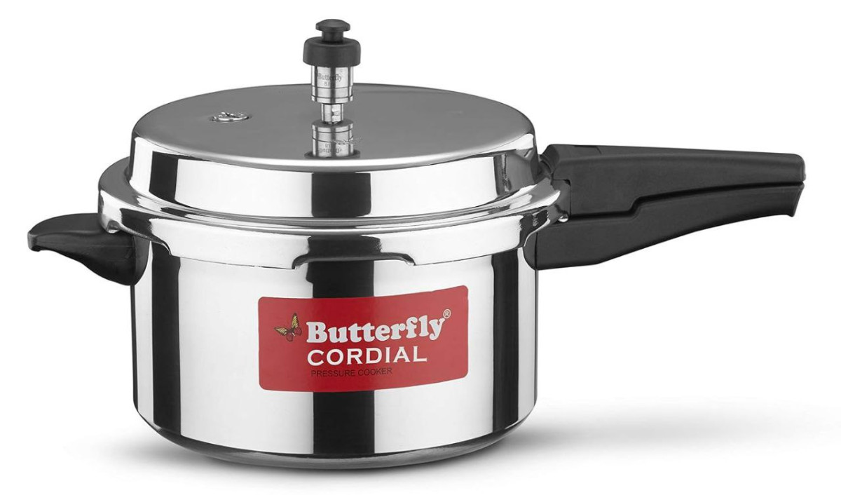 Butterfly Cordial 5 Litres Pressure Cooker Outer Lid Food Grade Virgin Alum