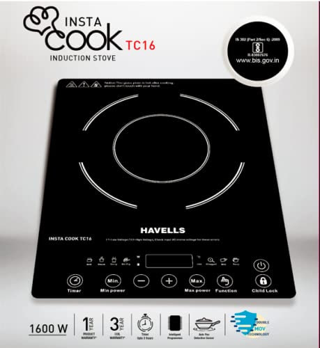 Havells Insta Cook Tc 16 Induction Cooktop (1600w) 2 817 – Best Price in In