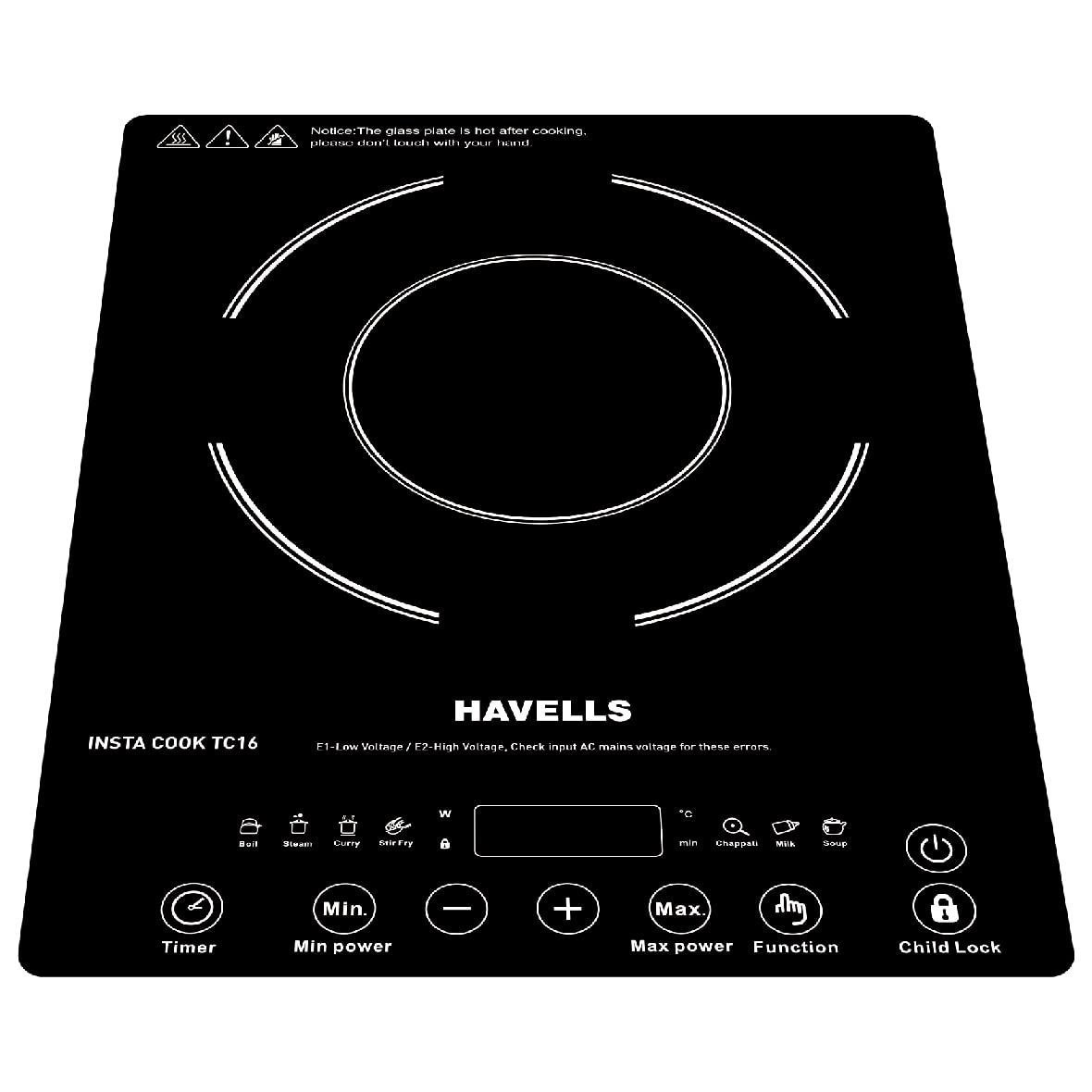 Havells Insta Cook Tc 16 Energy Efficent Induction (electric Stove) 1600 W 