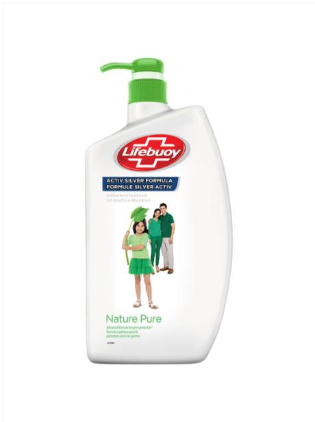 Lifebuoy Nature Pure Antibacterial Body Wash Natural Cleanliness 1ldeal 149