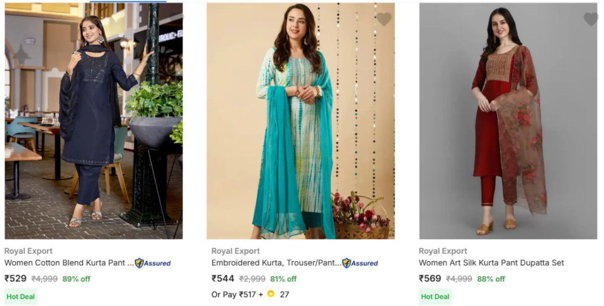 Women S Ethnic Sets 90 – Best Price in India