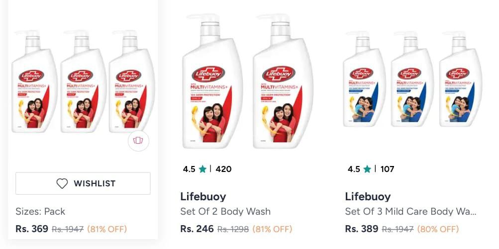 Myntra Bodycare Loot Up To 81 Crazy Discounts On Top Brands Lifebuoy Body W