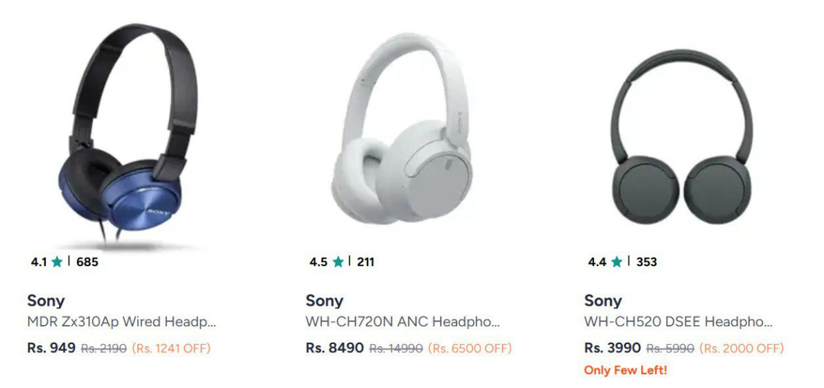 Myntra Crazy Loot Sony Headphones Speaker - Flat 15 Bank Offersuser Coupon 