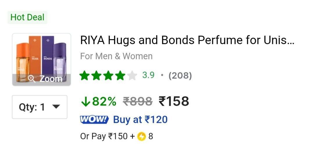 Loot Riya Perfumes 40ml (pack Of 2) 158more 90 – Best Price in India
