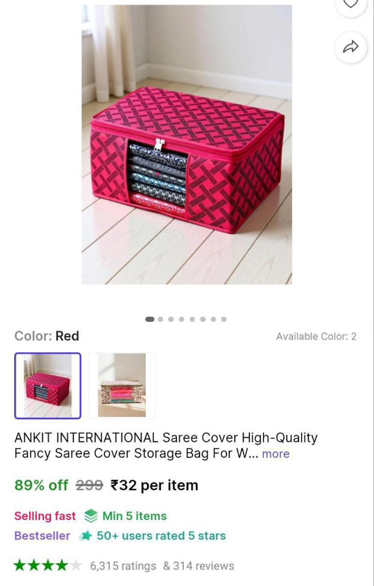 Big Polka Dot Saree Cover 32 More Deals Click Here Must Read – Best Price i
