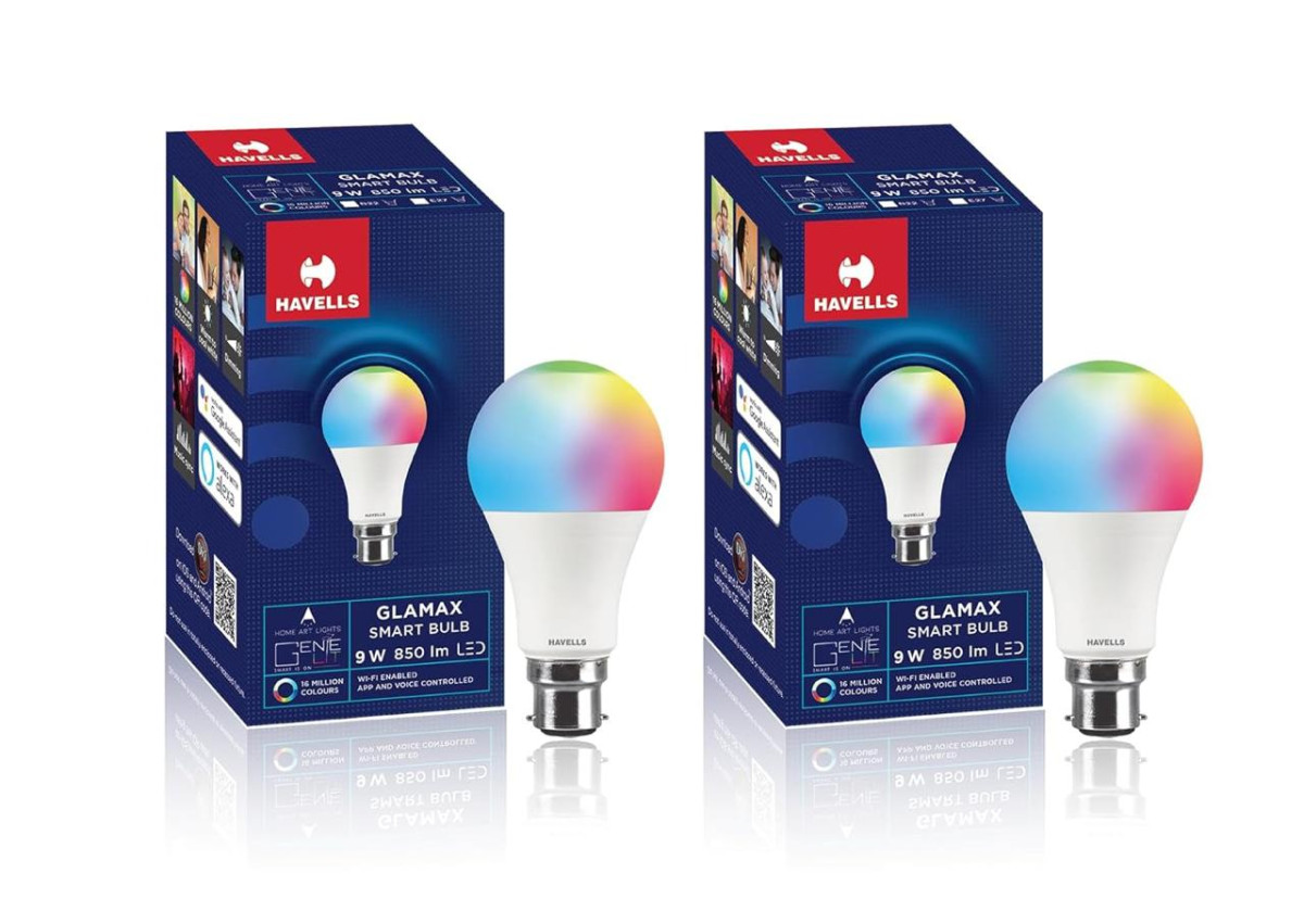 Havells Glamax 9w Led Wifi Smart B22 Bulb Pack Of 2 649 – Best Price in Ind