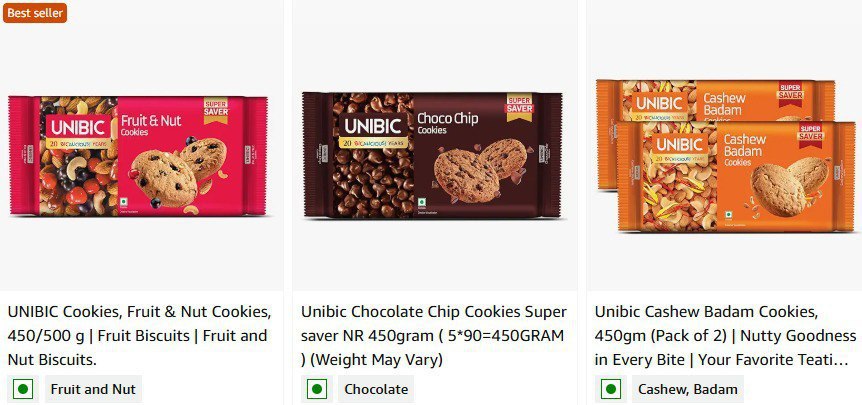 Amazon Min 50 On Kwality Products 50 On Unibic Cookies – Best Price in Indi