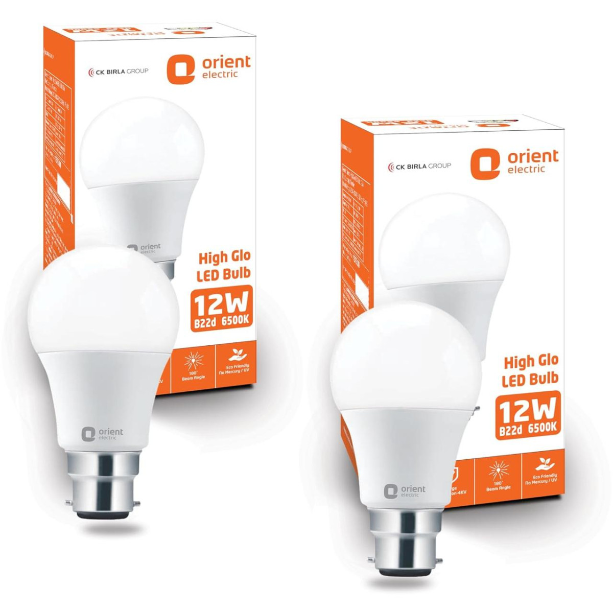 Orient Electric 12w High Glow Led Bulb Pack Of 2 145 – Best Price in India