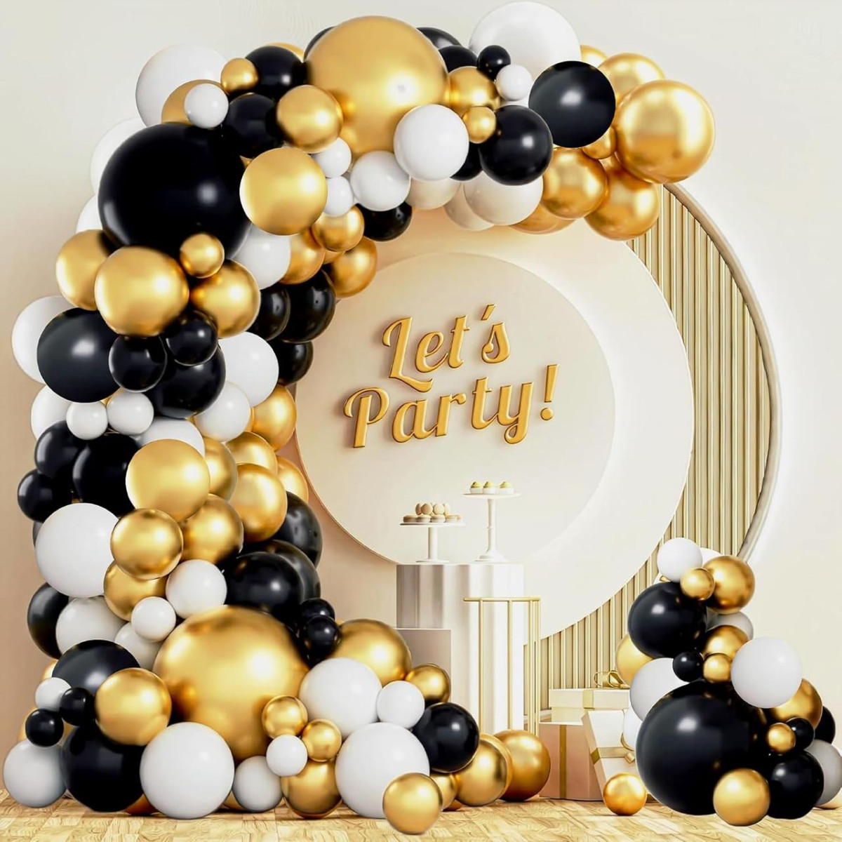 Party Propz Metallic Balloons For Decoration - Set Of 50 Pcs White 141 – Be