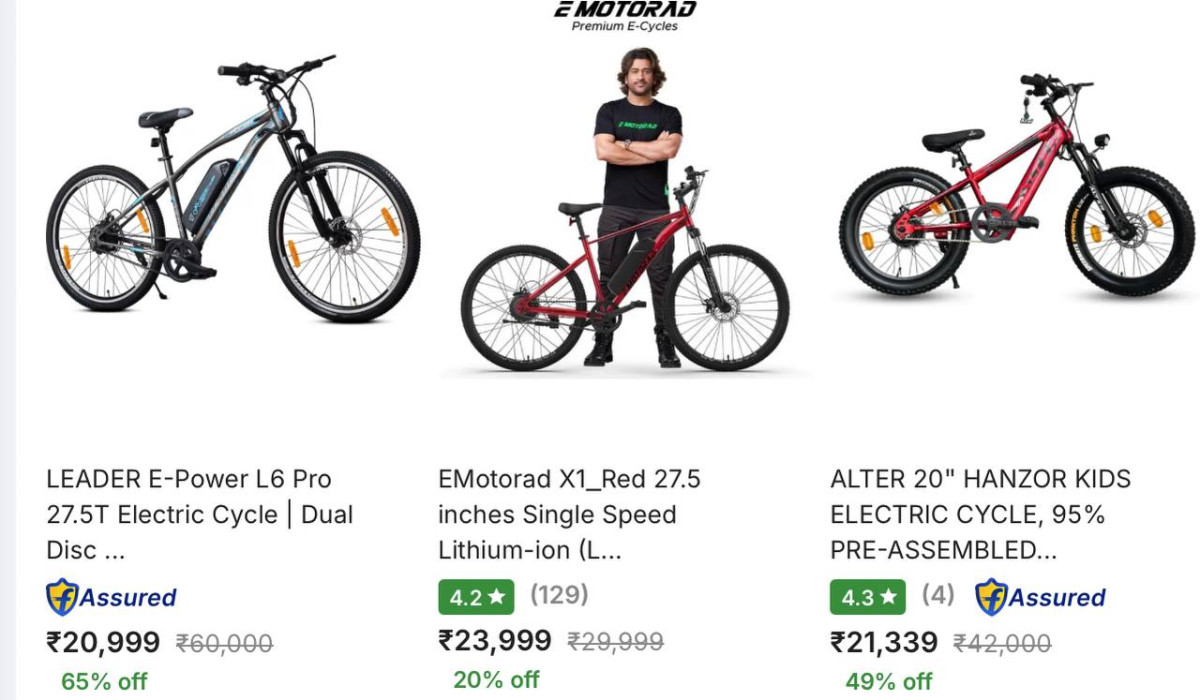 Lowest Electric Cycles Starts 19 999apply 1000 Coupon – Best Price in India