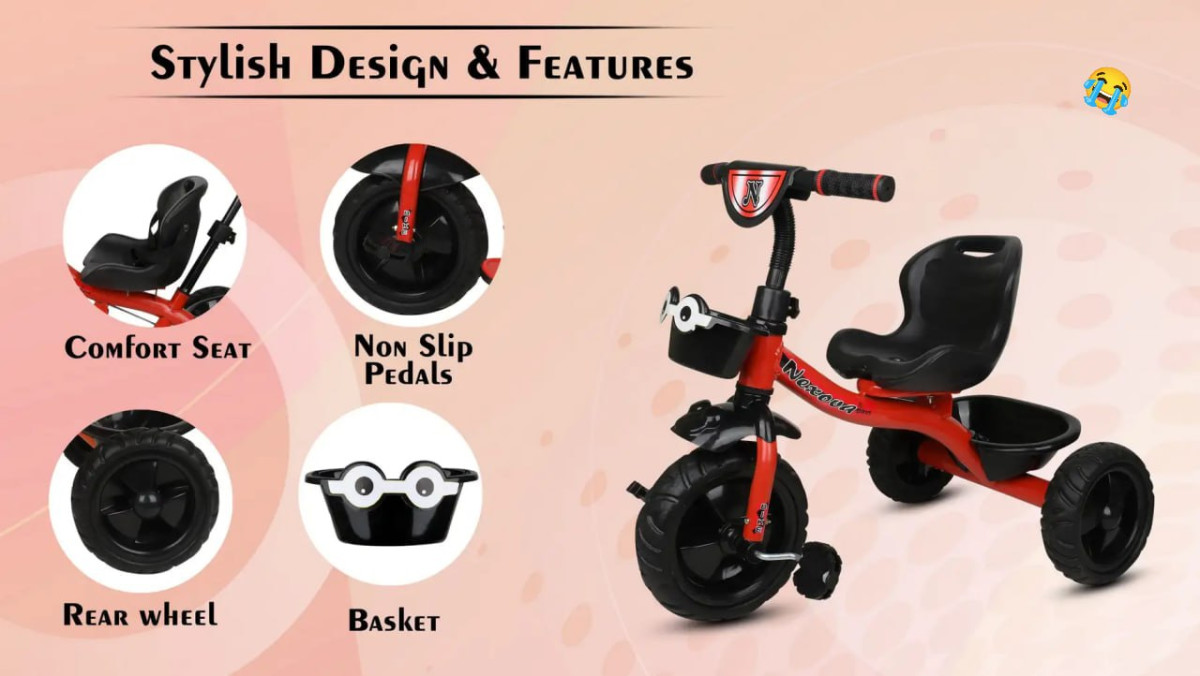 Kids Tricycle 1 To 5 Years 668 – Best Price in India