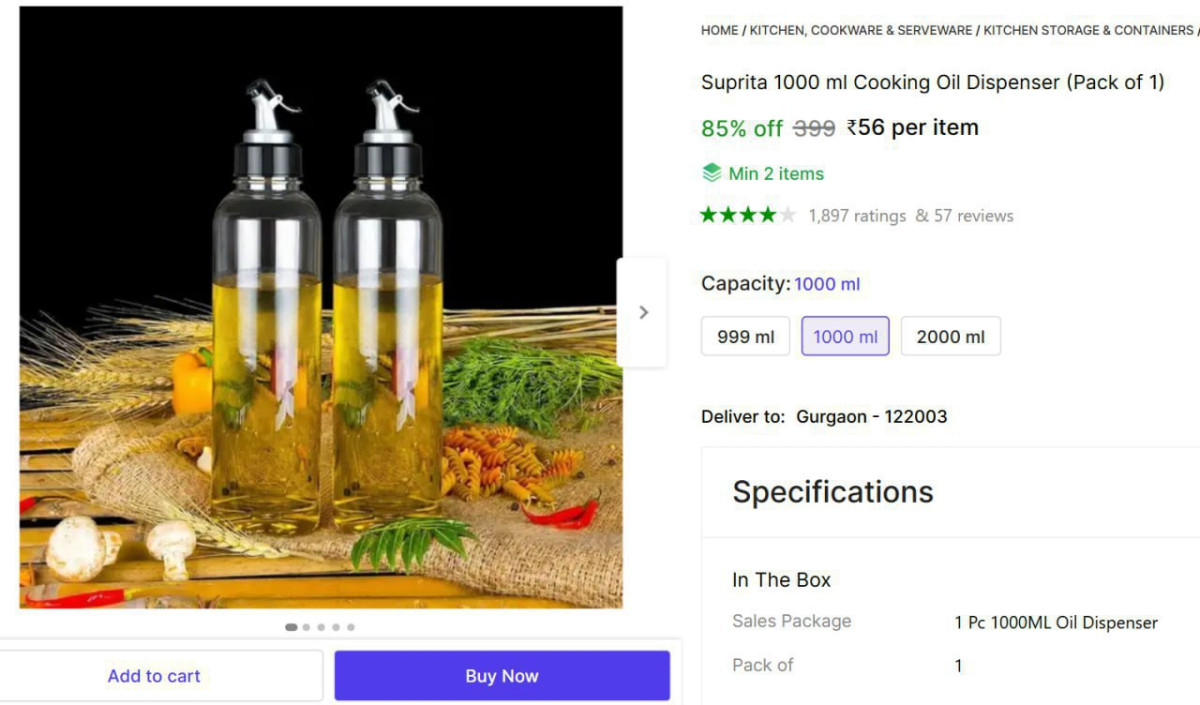 Ml Cooking Oil Dispenser 56 More Deals Click Here Must Read – Best Price in