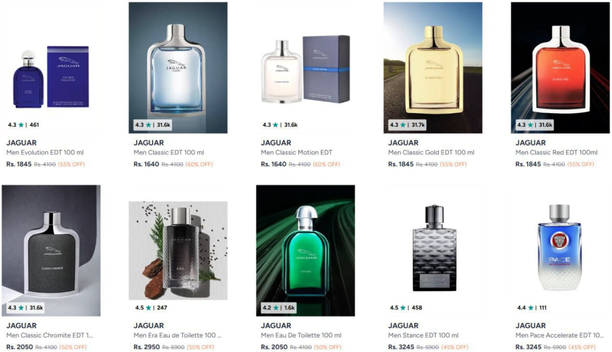 Myntra 70 On Jaguar Perfumes Masterlink – Best Price in India