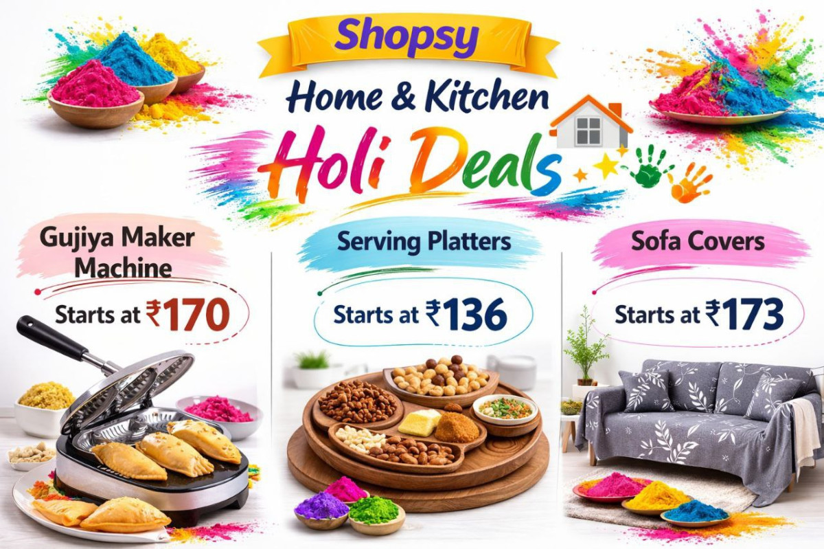 Shopsy Home Kitchen Holi Deals Gujiya Maker Machine Starts At 170 Serving P