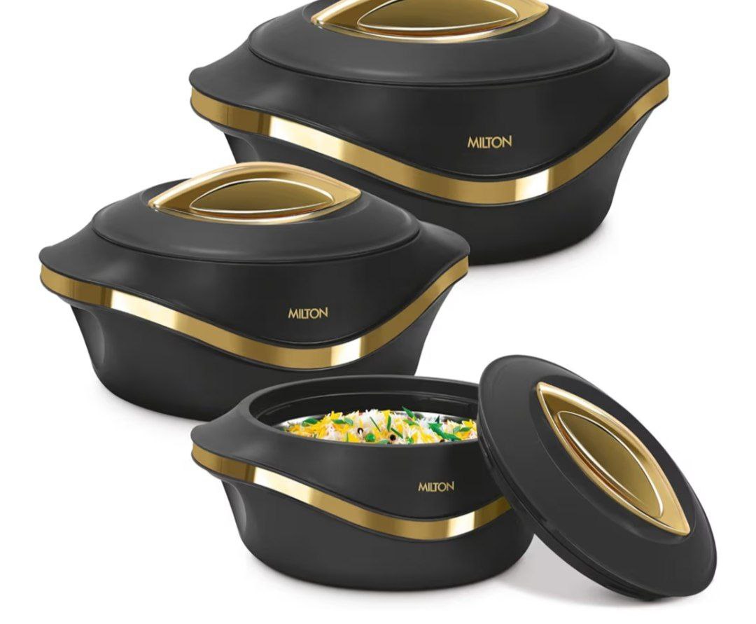 Milton Pearl Inner Stainless Steel Jr Casserole Set Of 3 869 – Best Price i