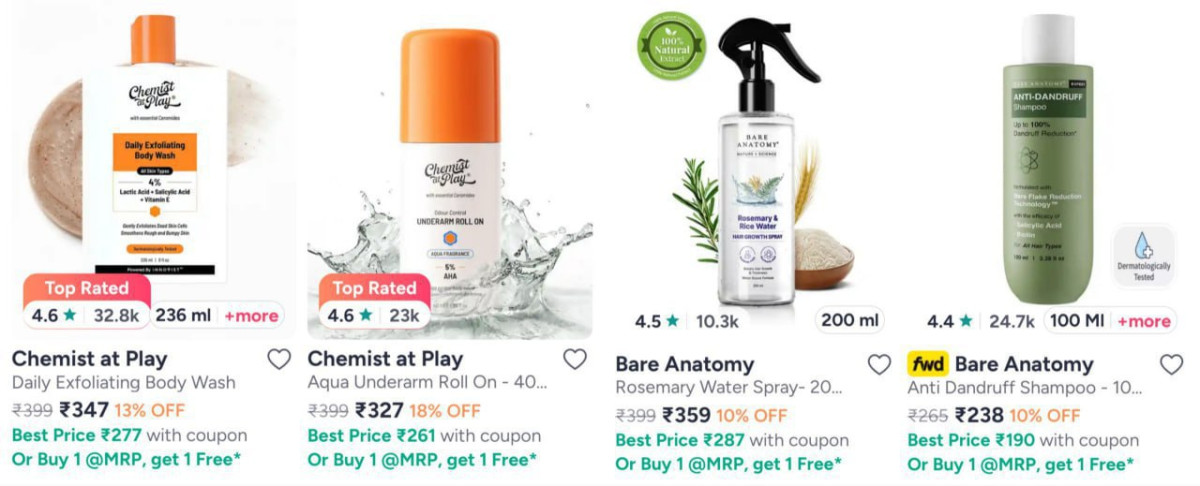 Buy 1 Get 1 On Mrp 20 With Couponcoupon Beautyrewardsbare Anatomy Chemist A