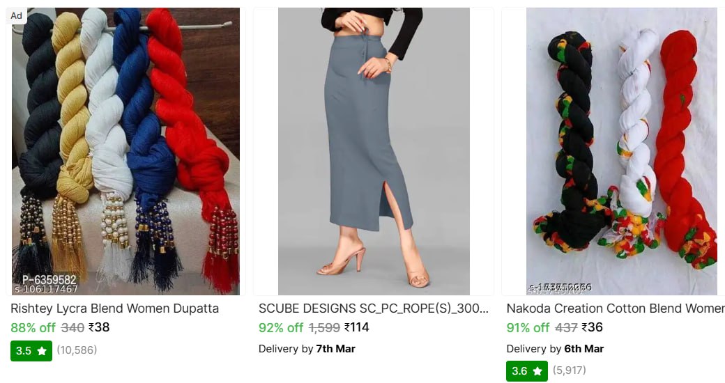 Dupattas And Blouses Petticoats38 121 70 Master – Best Price in India