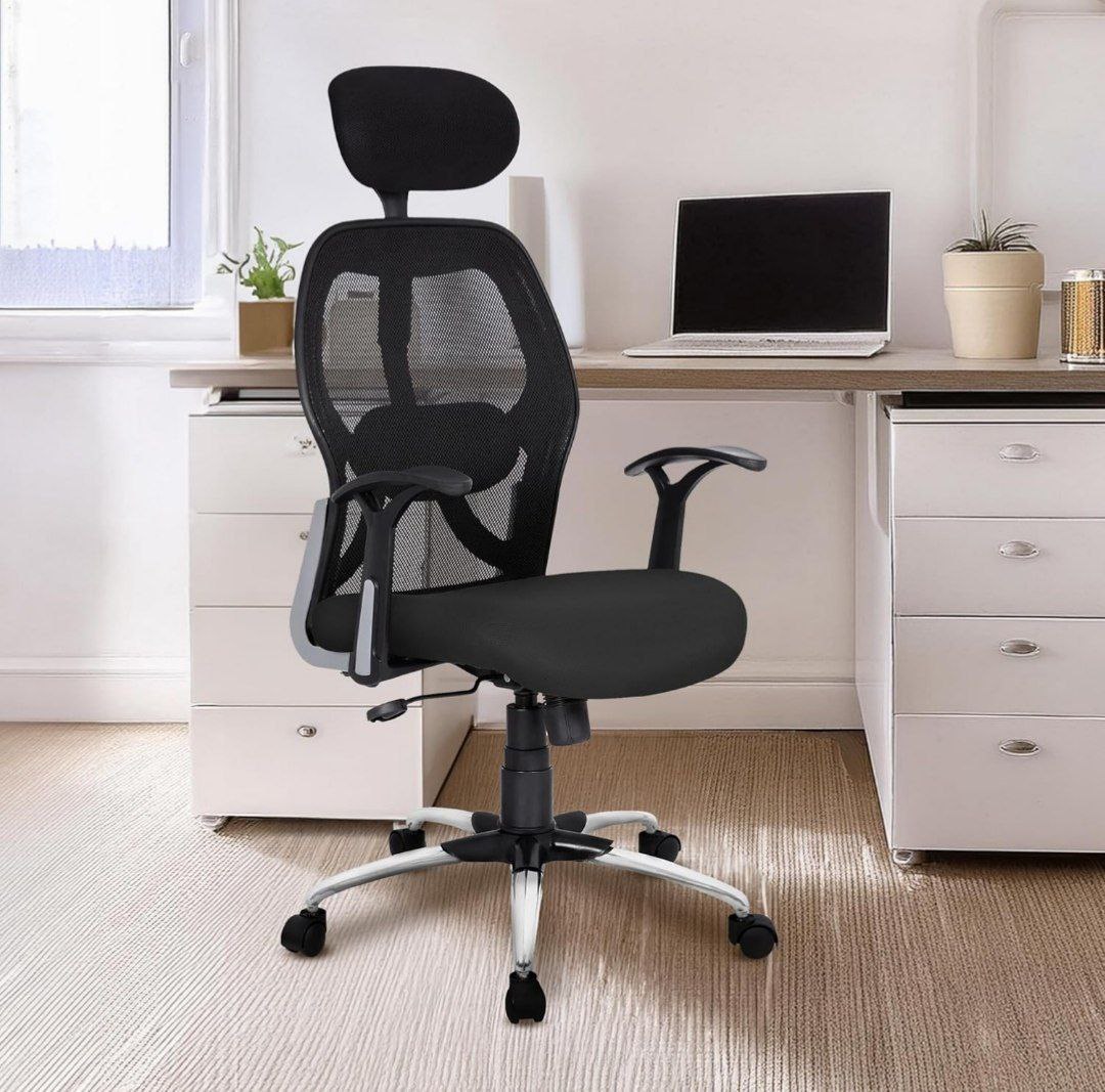 Savya Home Resin Apollo High Back Ergonomic Chair For Office Work At Home 3