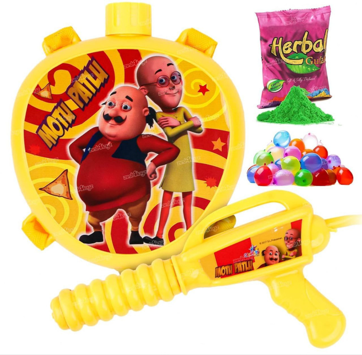 Grab 289zest 4 Toyz Holi Pichkari Water Gun For Kids Holi Motu Patlu Themed