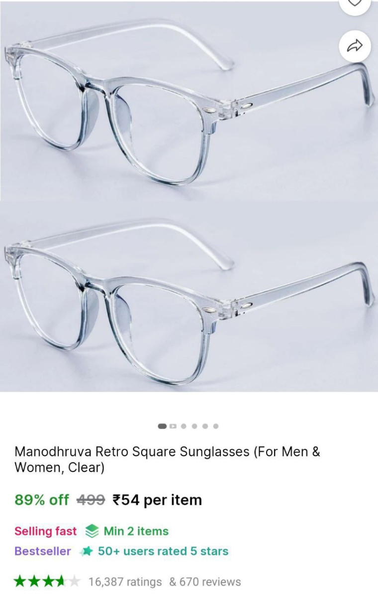 Retro Square Sunglasses 54 – Best Price in India