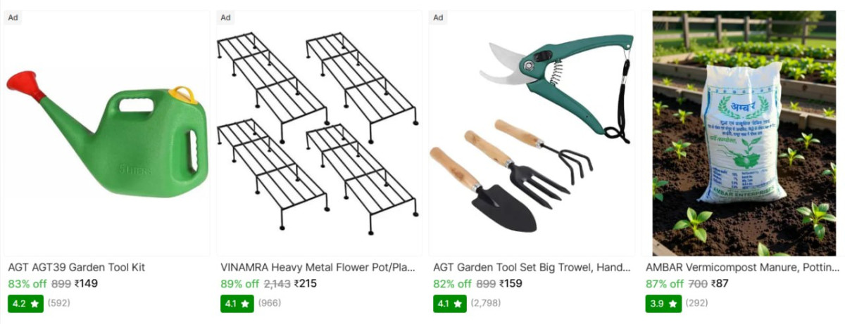 Gardening Essentials215 149 87 More – Best Price in India