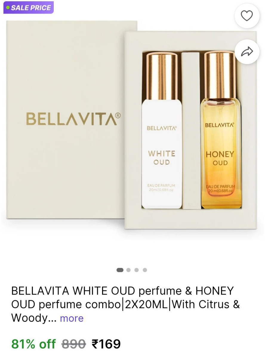 Bellavita Perfume Pack Of 2 169 – Best Price in India