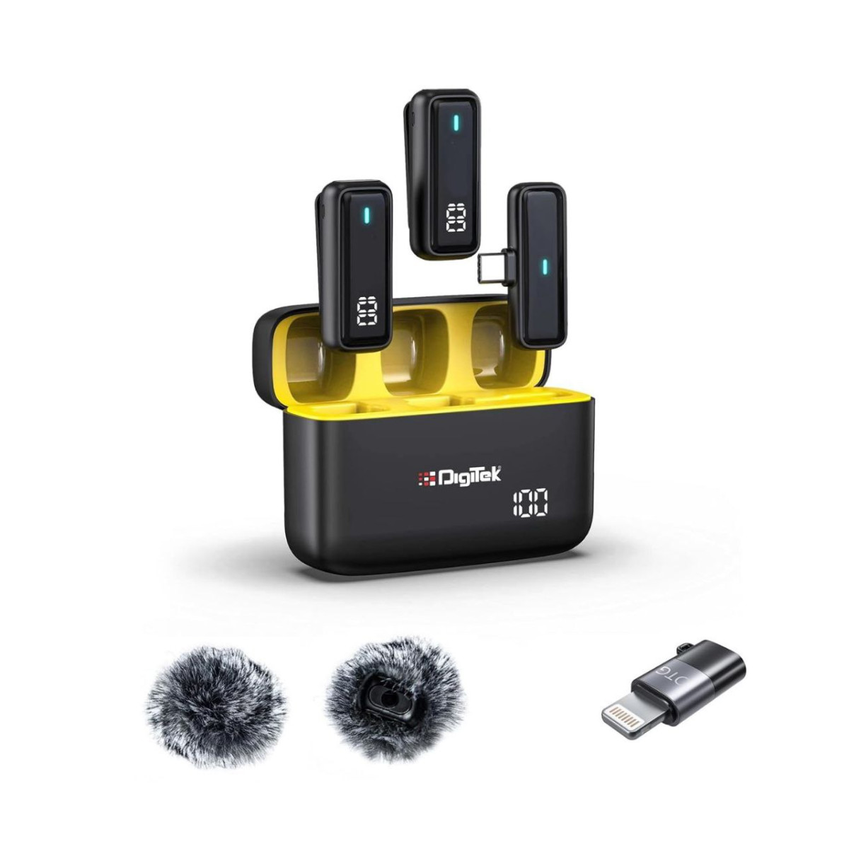 Digitek (dwm 105) 2 In 1 Wireless Microphone System With Anc Mode 2 499 – B